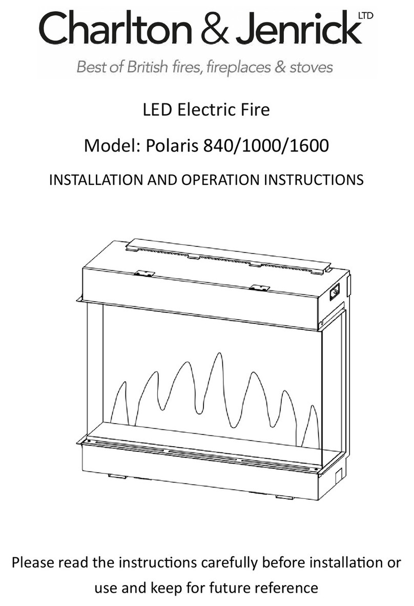 Charlton & Jenrick Polaris 840 Installation and operation instructions