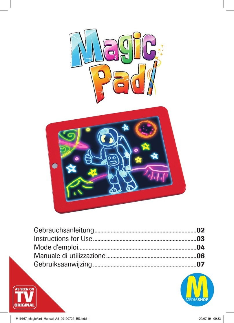 MediaShop Magic Pad Instructions for use MediaShop Magic Pad Instructions for use