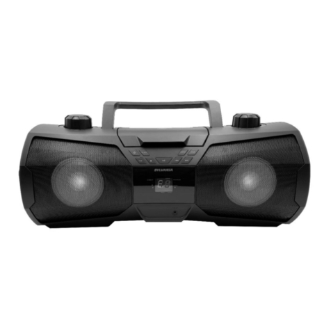 Sylvania SRCD1075BT User manual