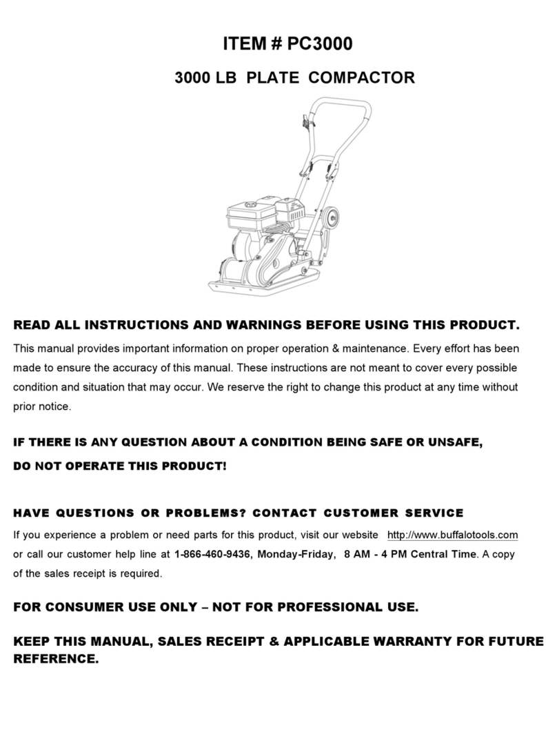 Buffalo Tools PC3000 User manual Buffalo Tools PC3000 User manual
