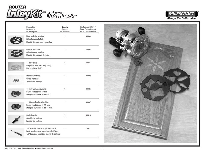 Milescraft InlayKit User manual