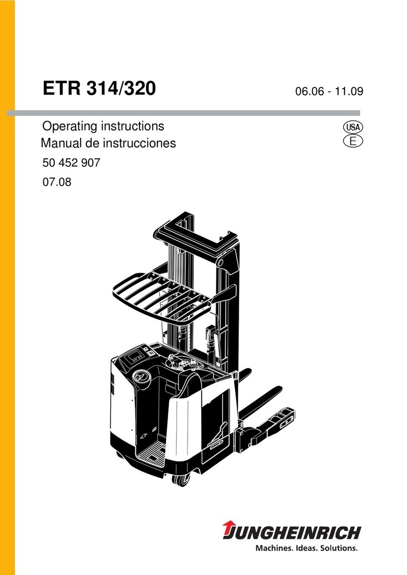 Jungheinrich ETR 314 operating instructions