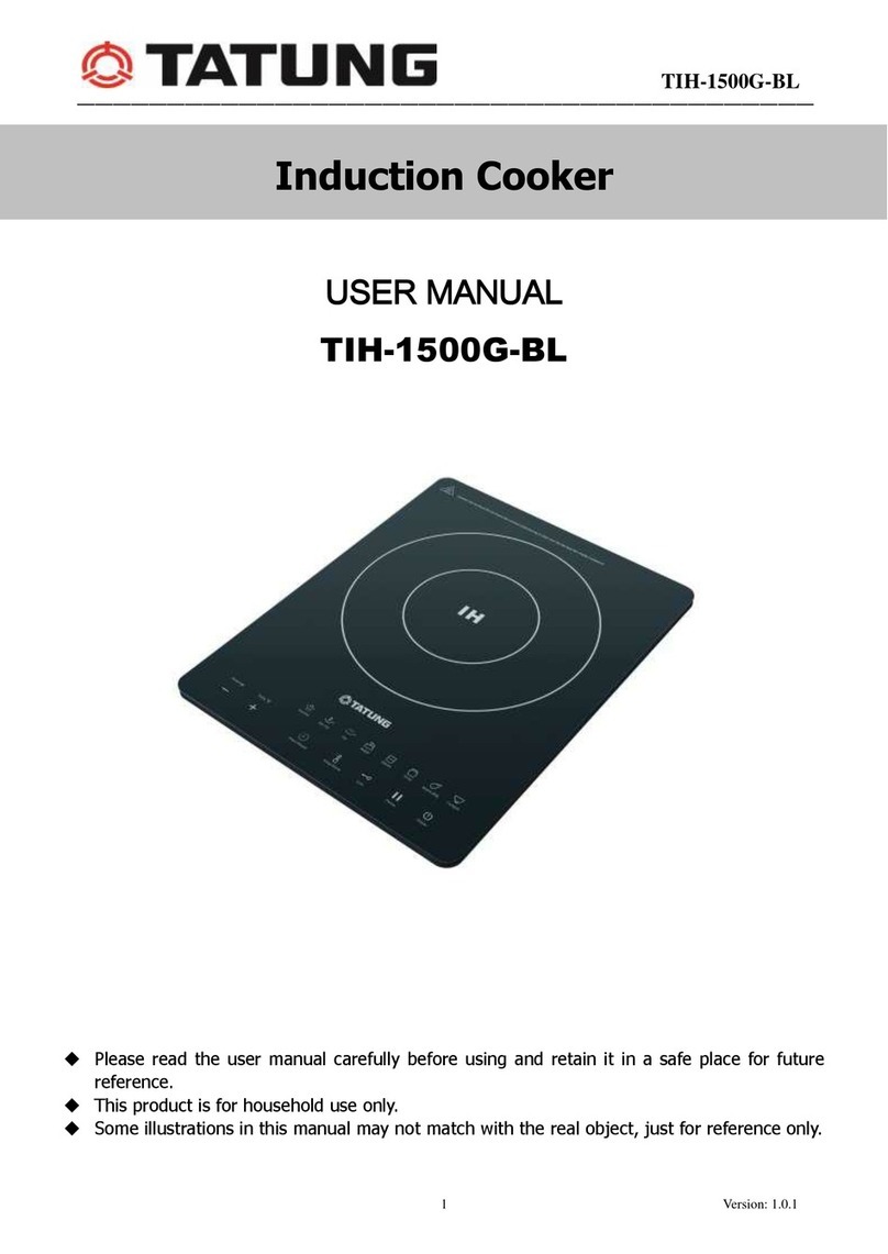 Tatung TIH-1500G-BL user manual