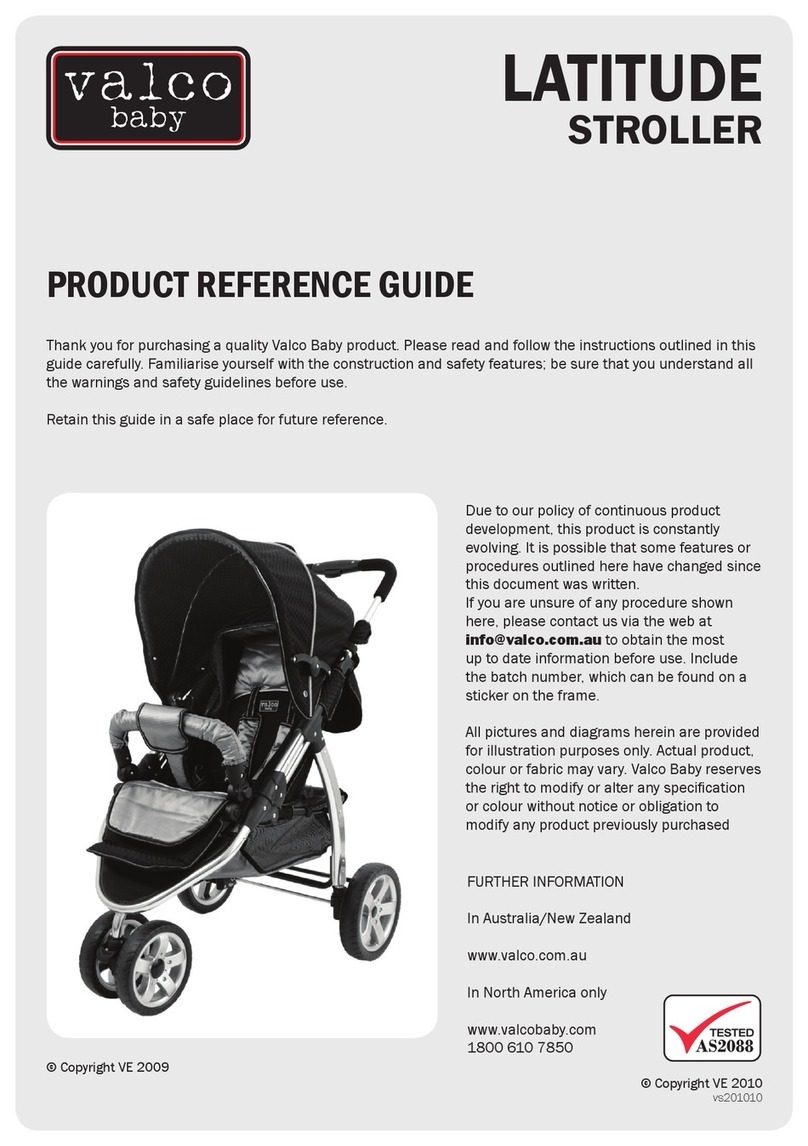 VALCOBABY LATITUDE Installation and operation manual