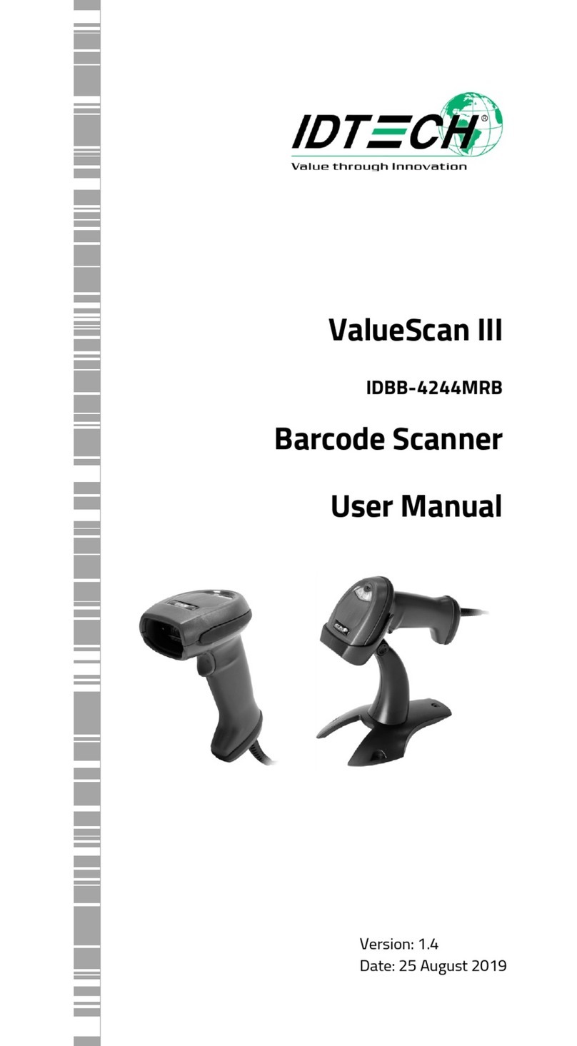 IDTECH ValueScan III User manual