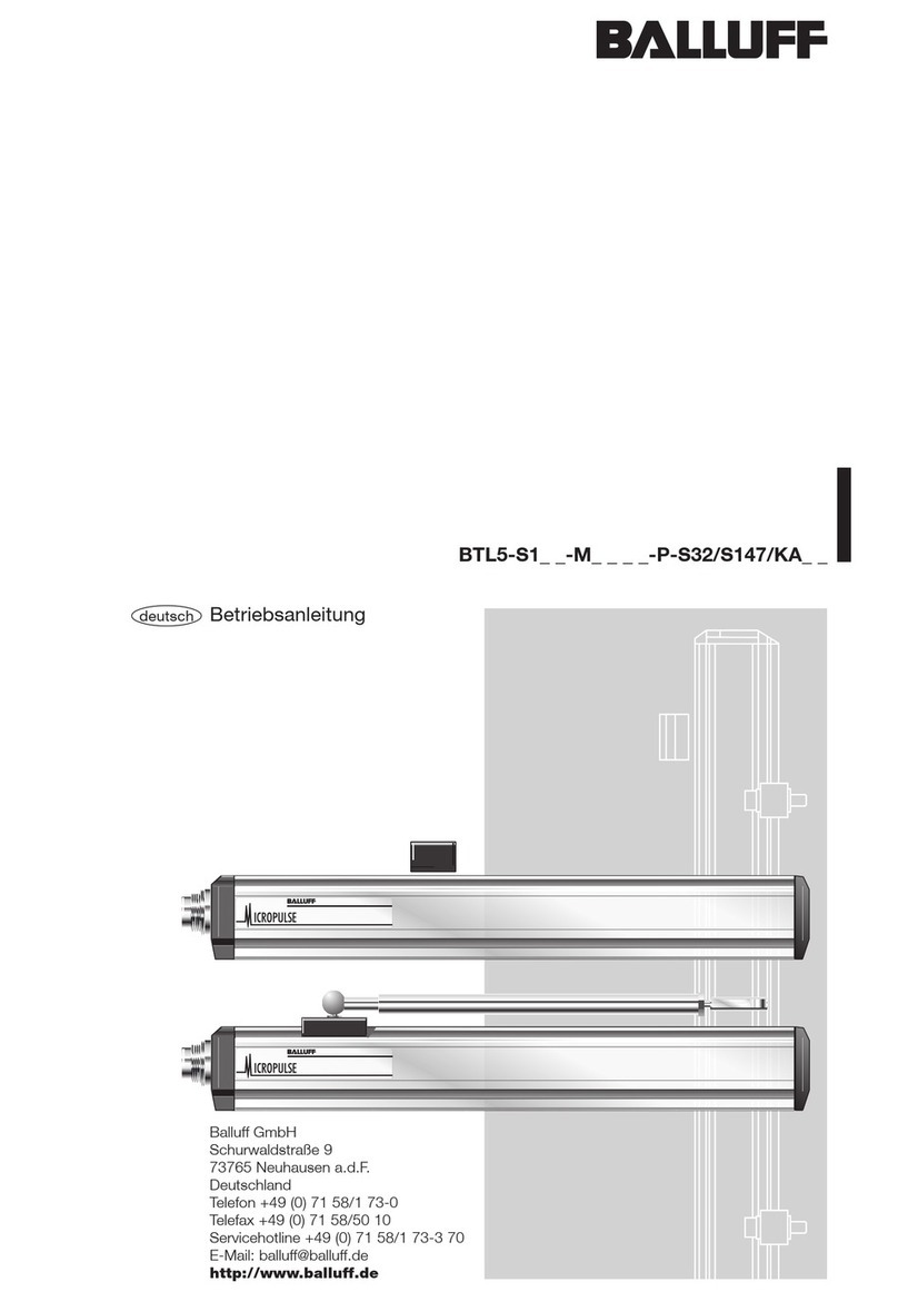 Balluff BTL5-S1 Series User manual