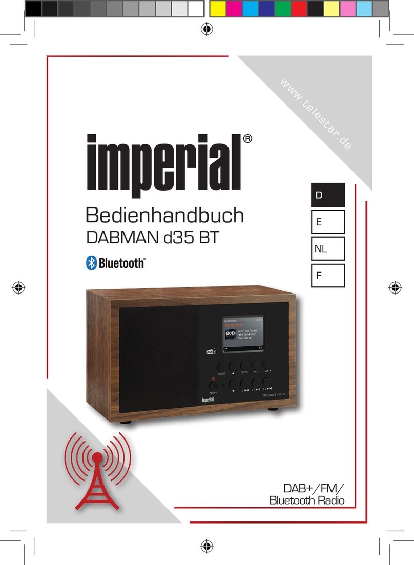 Imperial DABMAN d35 BT operating manual