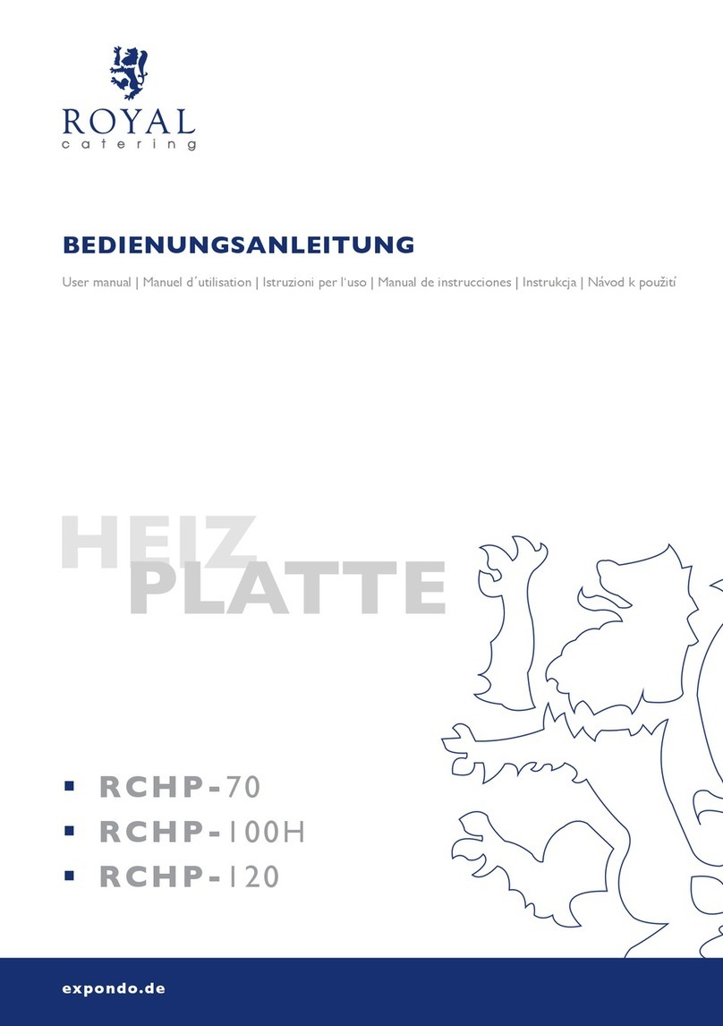 Royal Catering RCHP-70 user manual