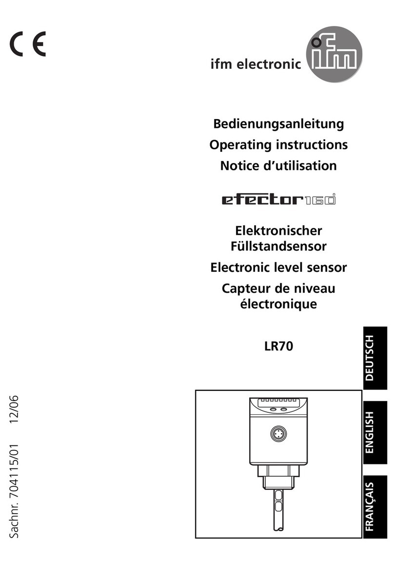 IFM Efector 160 LR70 operating instructions