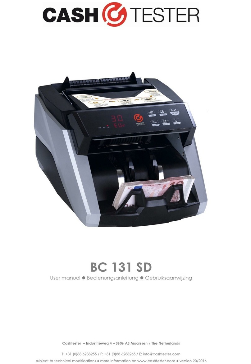 CashTester BC 131 SD user manual