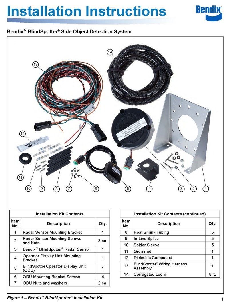 BENDIX BlindSpotter installation instructions