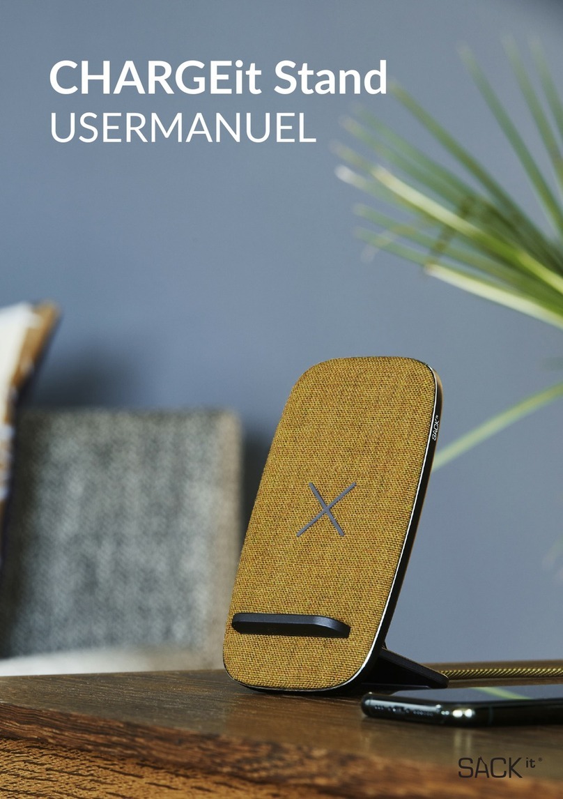 SACKit CHARGEit Stand user manual