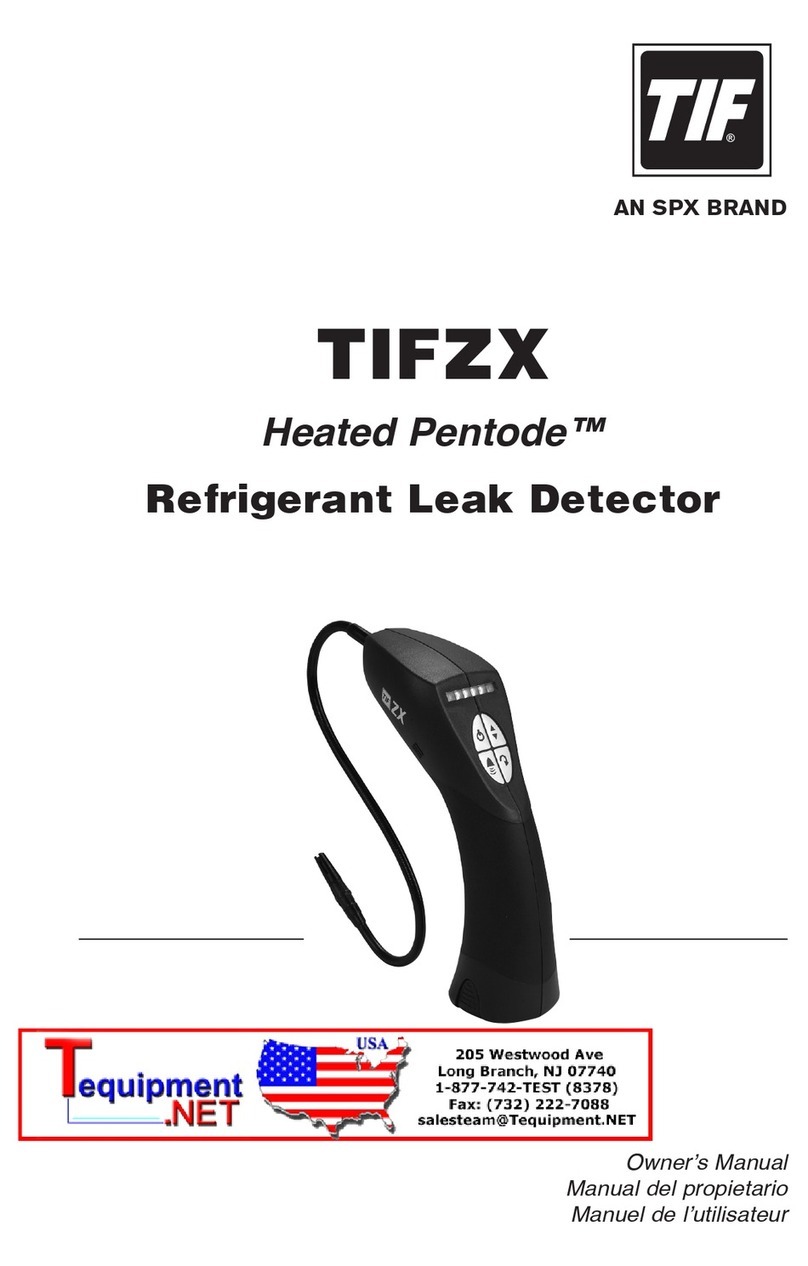 SPX TIF Heated Pentode TIFZX User manual