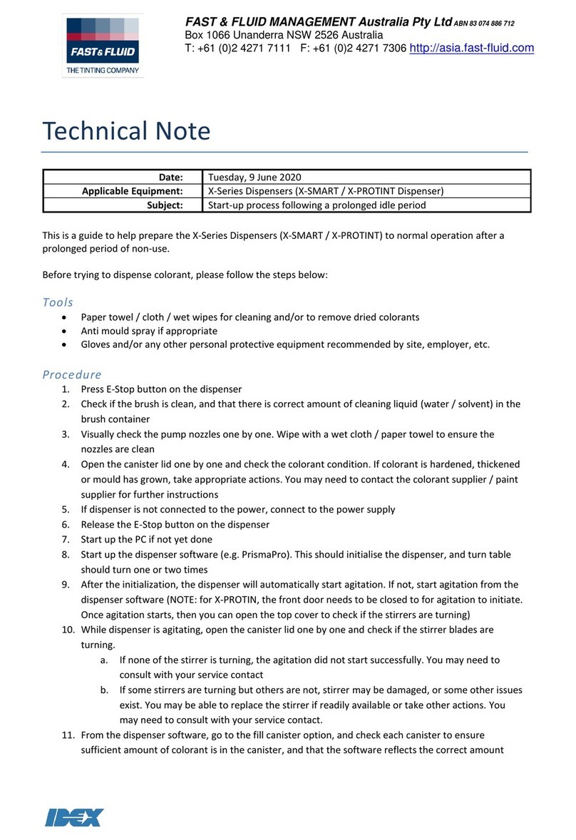 Idex Fast & Fluid X-SMART Technical note
