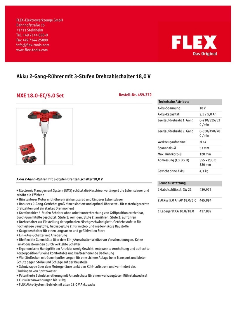 Flex MXE 18.0-EC/5.0 Set Original operating instructions