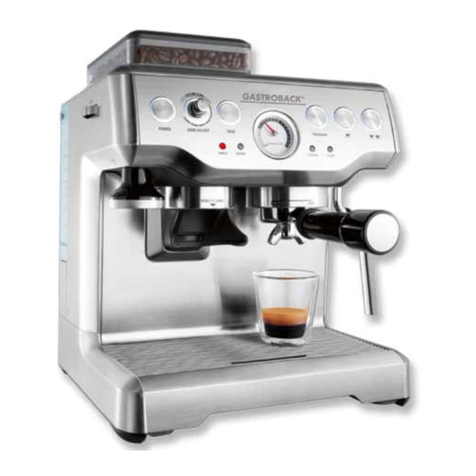 Gastroback Design Espresso Maschine Advanced Pro G operating instructions
