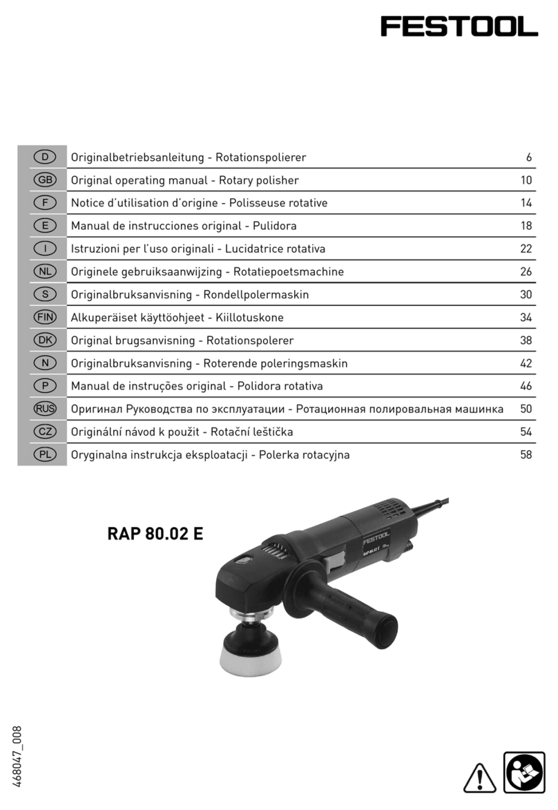 Festool RAP 80.02 E Original operating manual