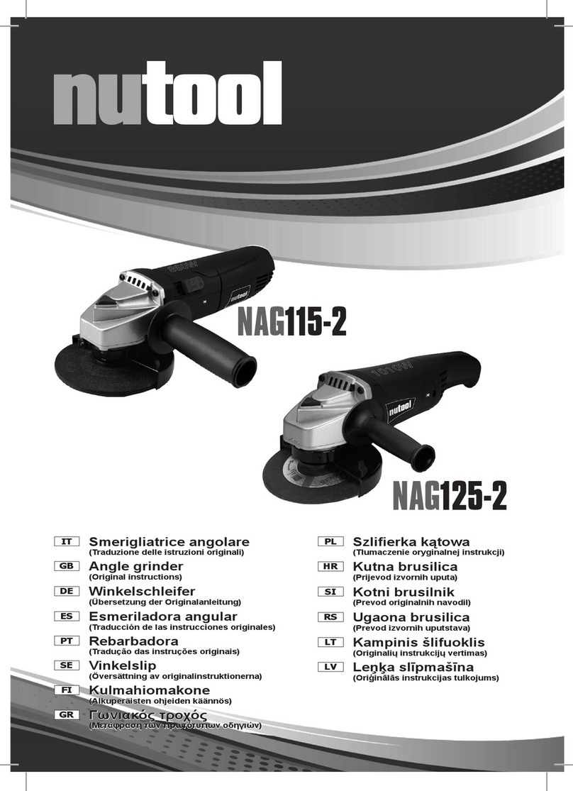 NUTOOL NAG115-2 Original instructions