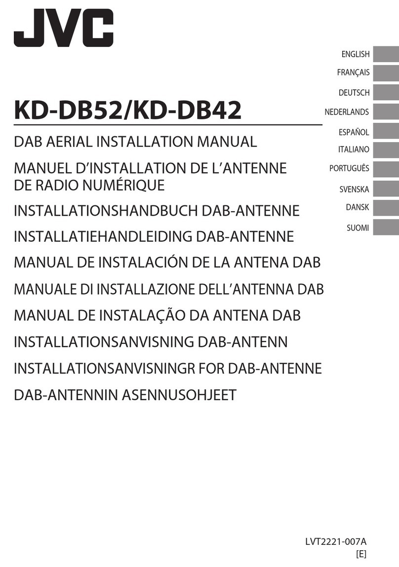 JVC KD-DB52 installation manual
