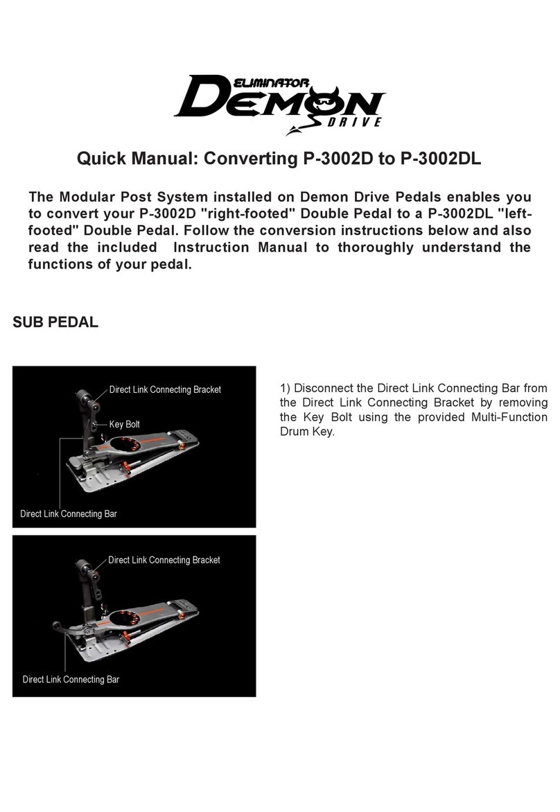 Pearl Eliminator Demon Drive P-3002D Quick manual