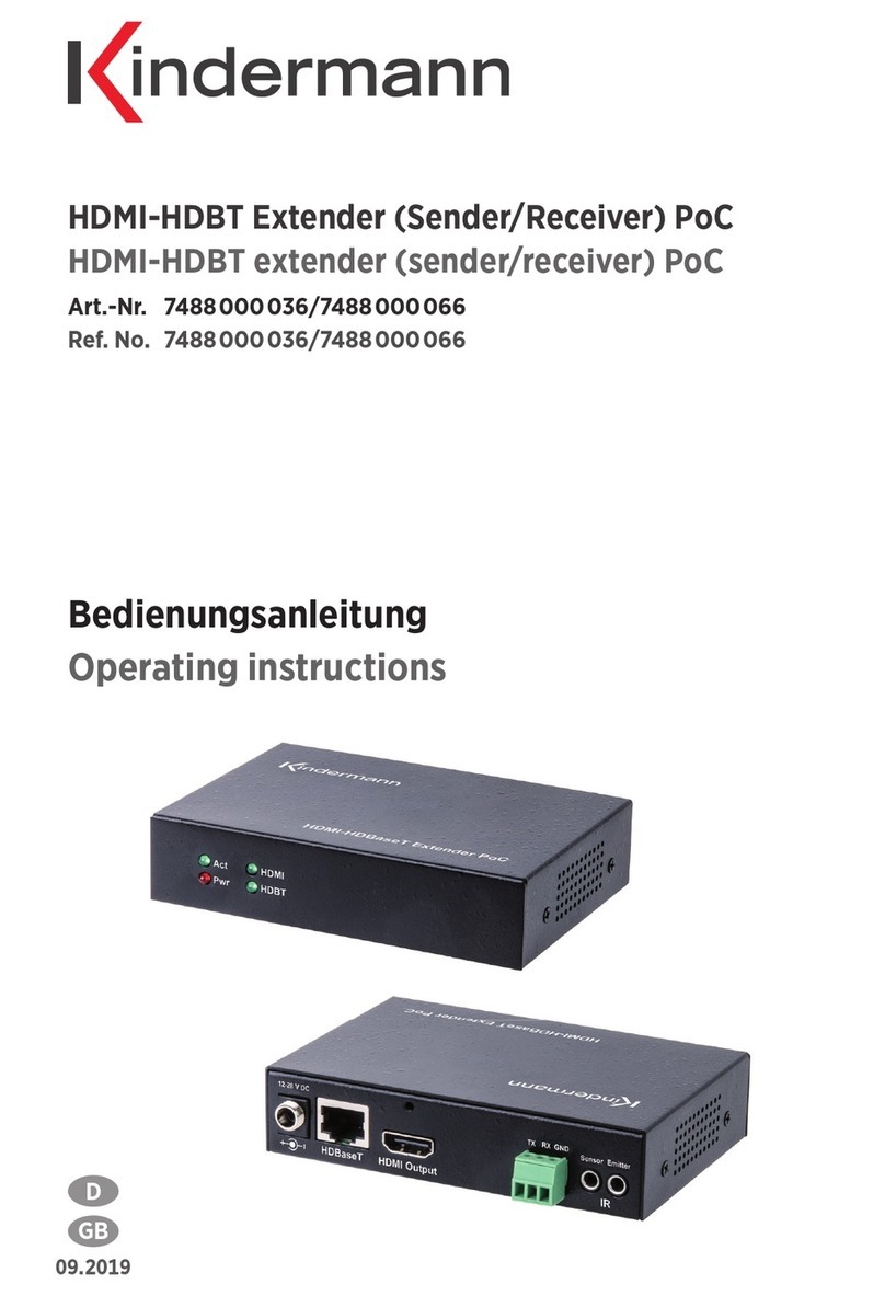 Kindermann 7488000036 User manual
