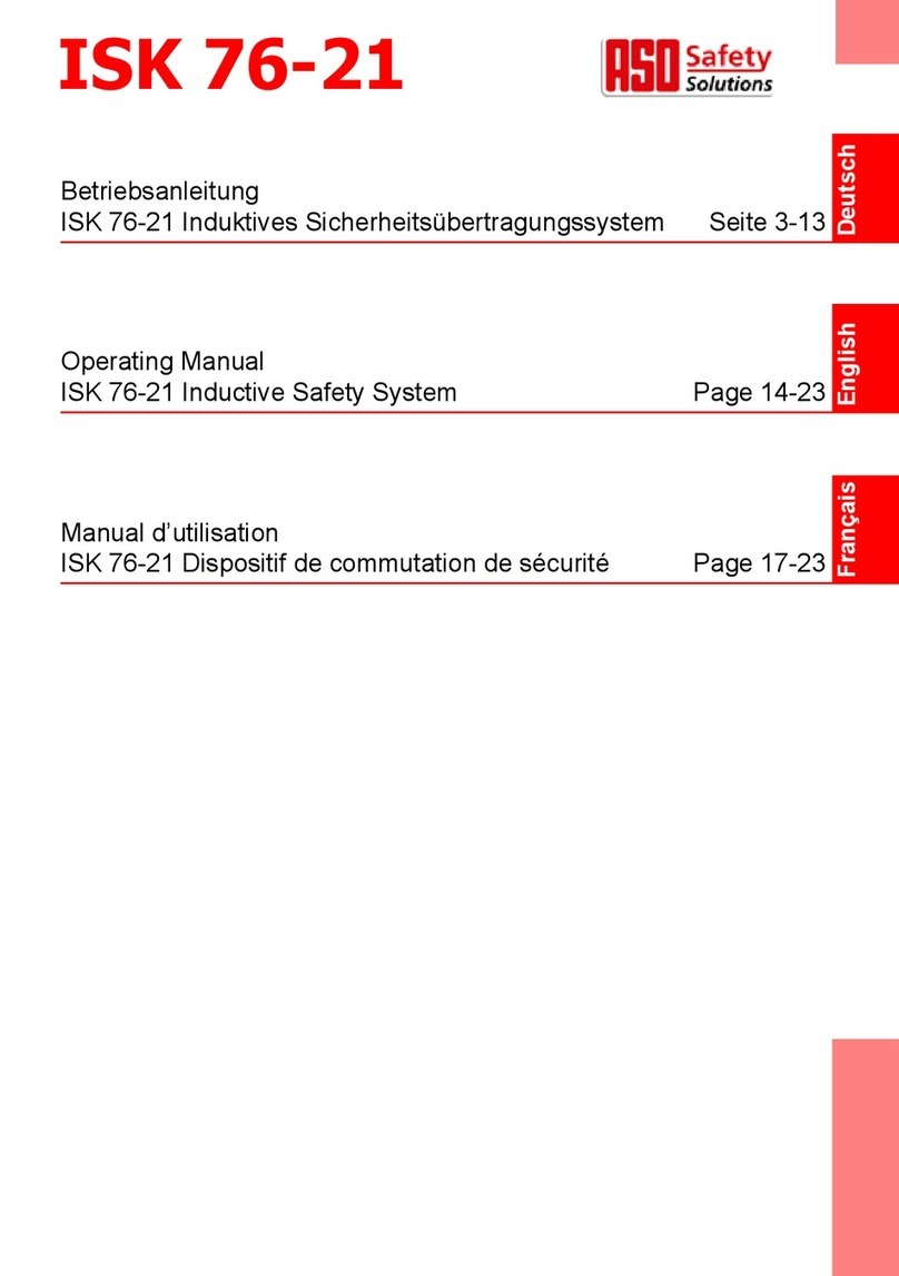 ASO ISK 76-21 operating manual