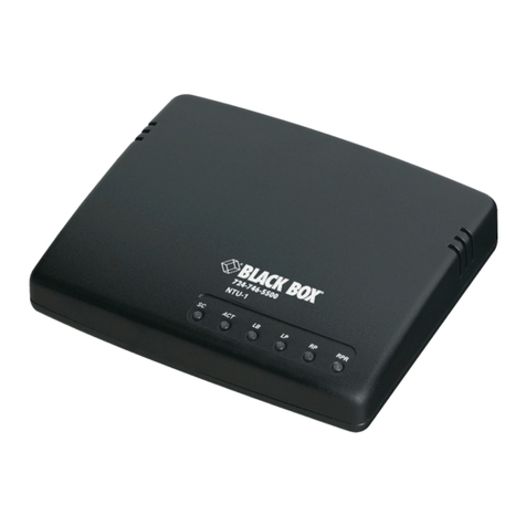 Black Box NTU-1 User manual