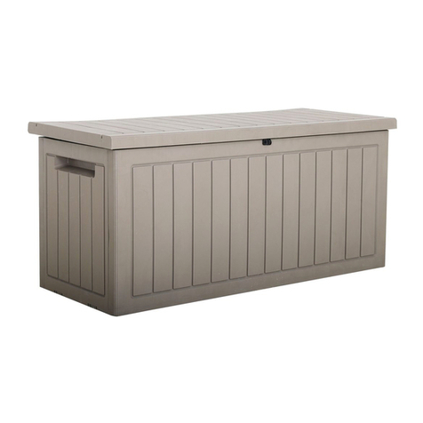 Royalcraft Faro 295L Storage Box Assembly instructions