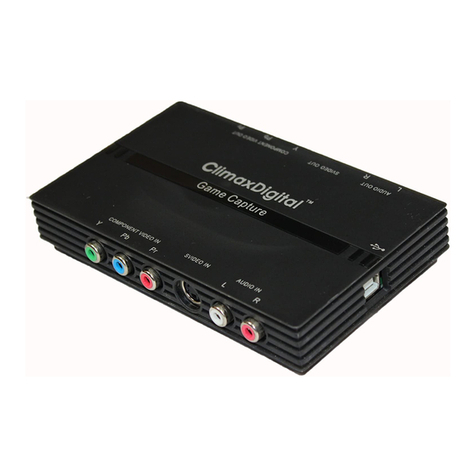 ClimaxDigital VCAP901G manual