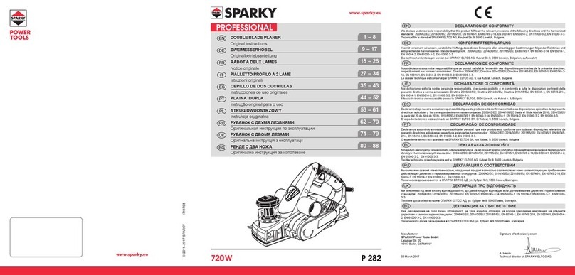 Sparky Group P 282 Original instructions