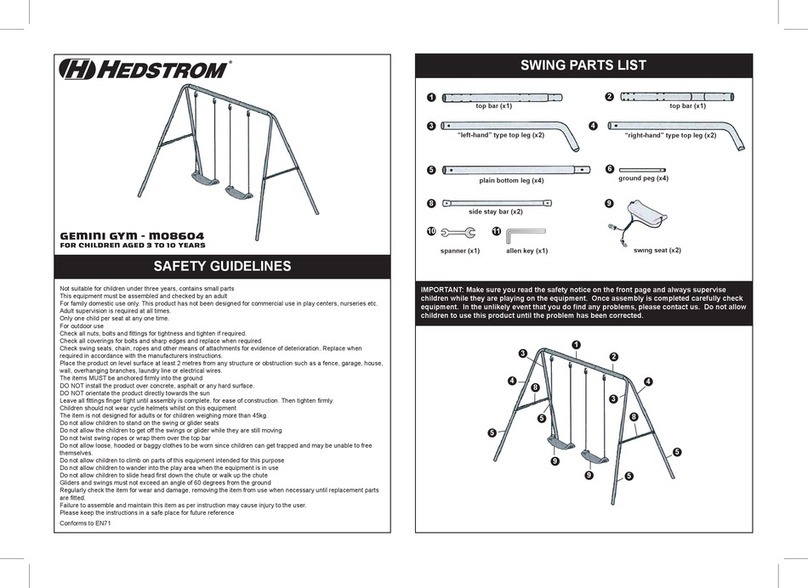 Hedstrom GEMINI GYM User manual