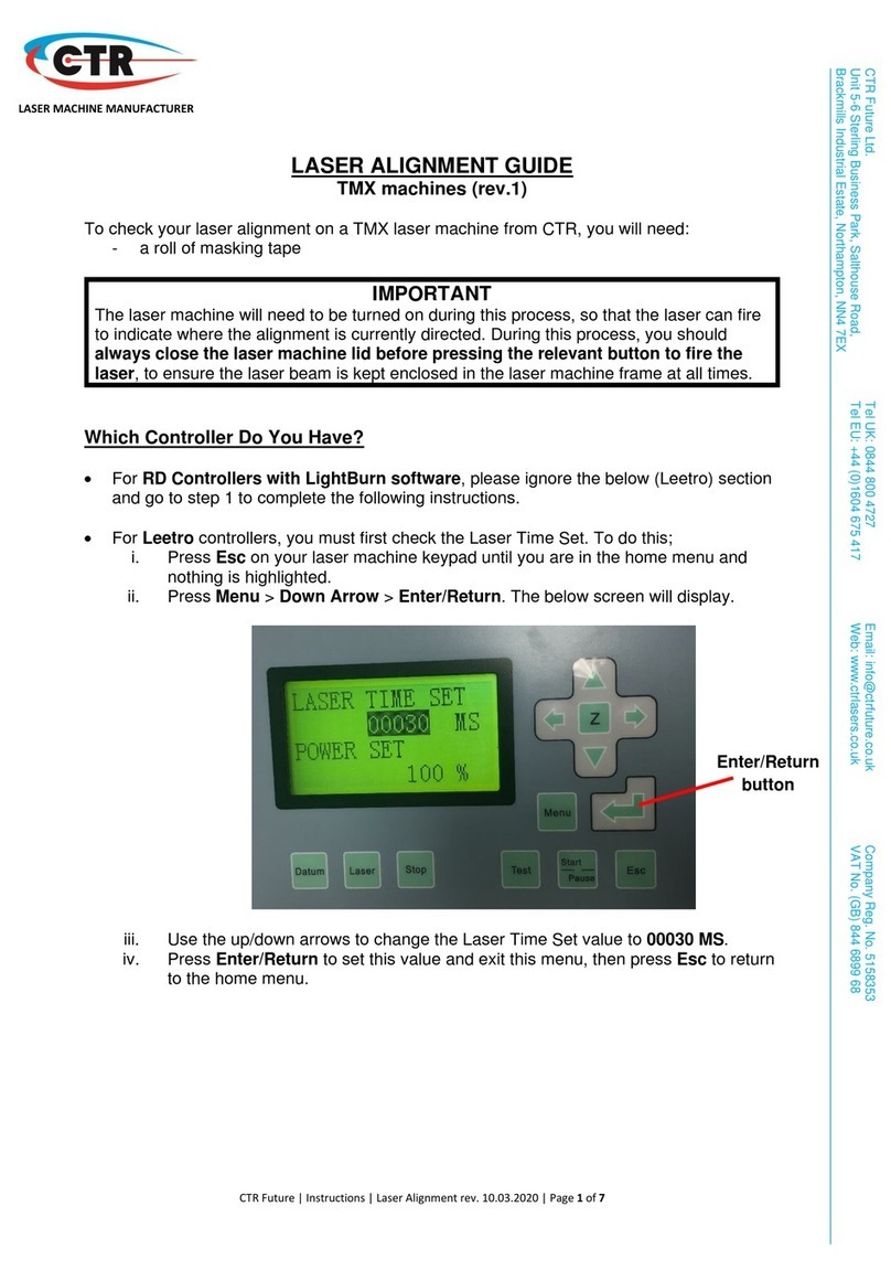 CTR TMX Series Alignment Guide