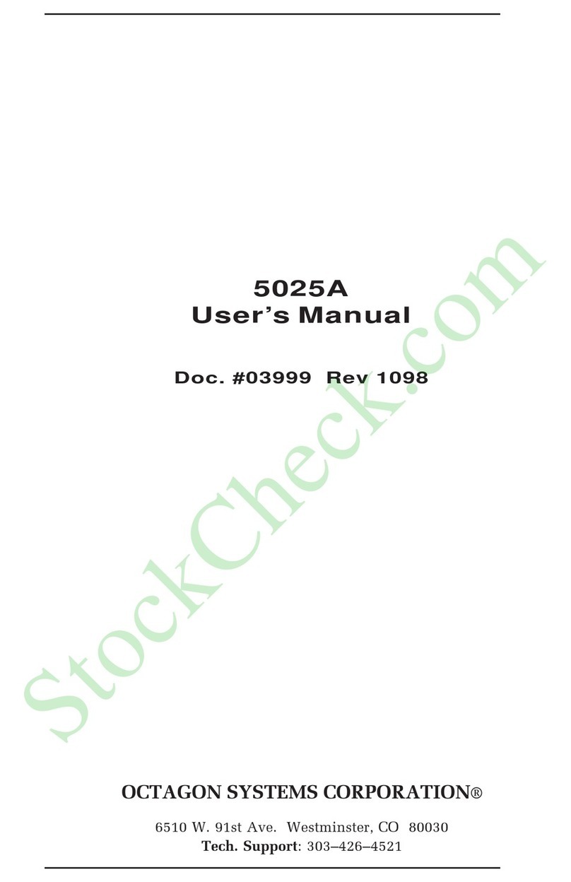 Octagon 5025A user manual
