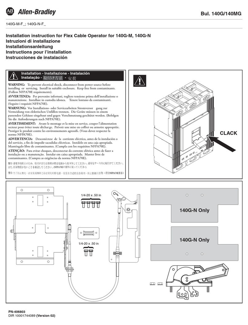 Allen-Bradley 140G-M-F Series User manual