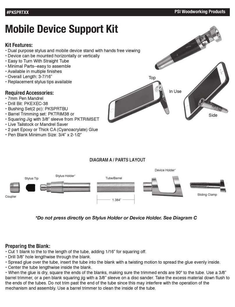 PSI Woodworking PKSPRTXX quick guide