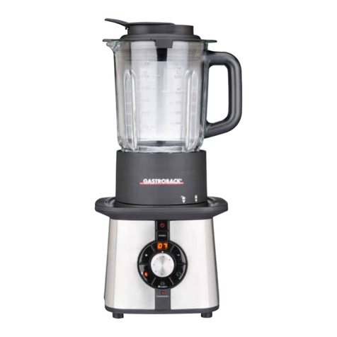 Gastroback COOK & MIX PLUS User manual