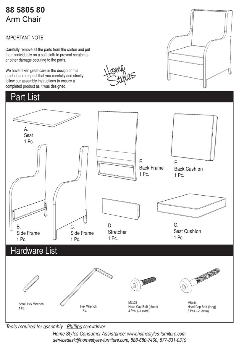 Home Styles 88 5805 80 quick start guide