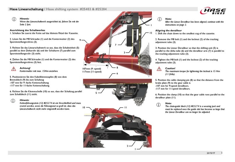 HASE Bikes 25403 User manual