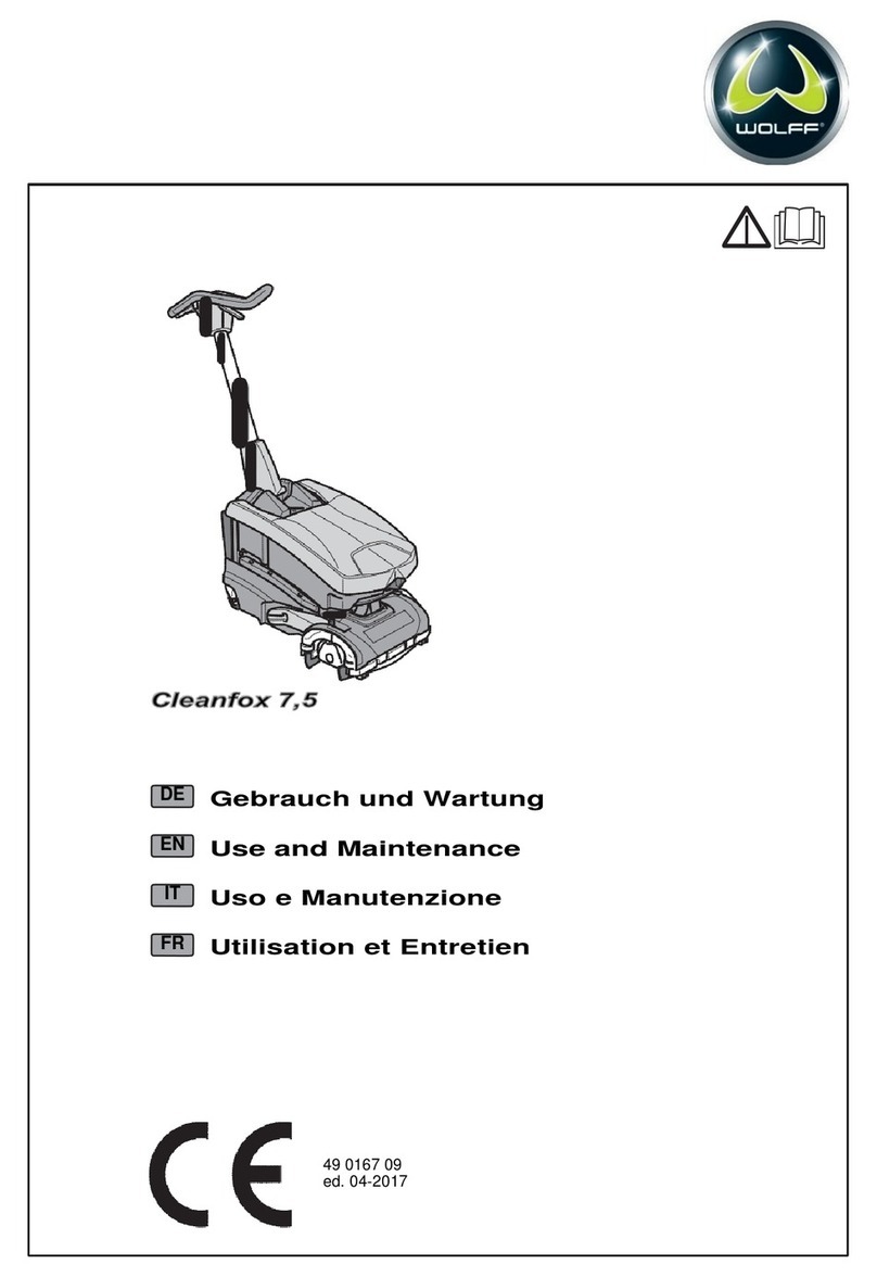 WOLFF Cleanfox 7.5 Use and maintenance