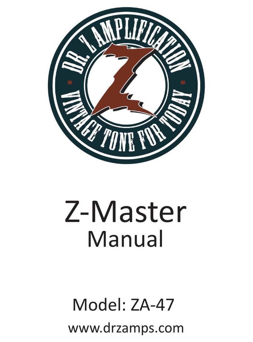 DR. Z Amplification Signature Series manual