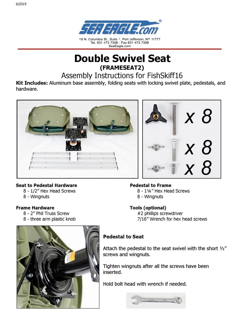 Sea Eagle FRAMESEAT2 Assembly instructions