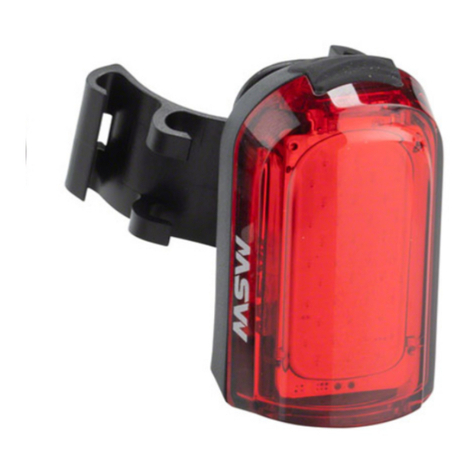 MSW TIGER MOTH 20 USB TAILLIGHT User manual