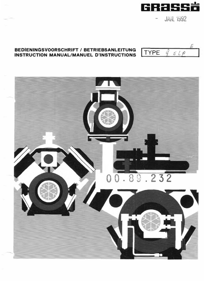 Grasso GRASSOSCREW GSL Series instruction manual