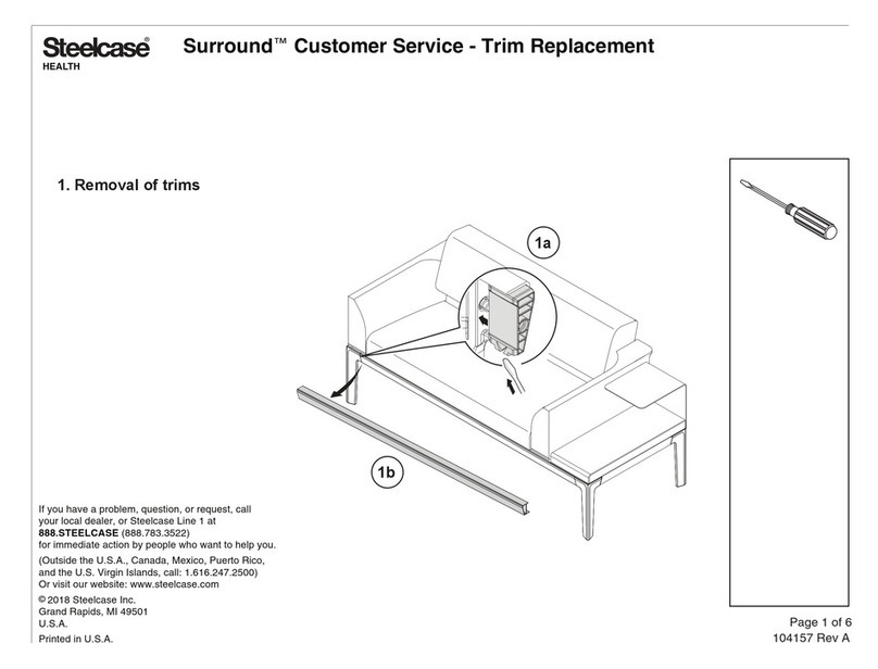 Steelcase Surround Service manual