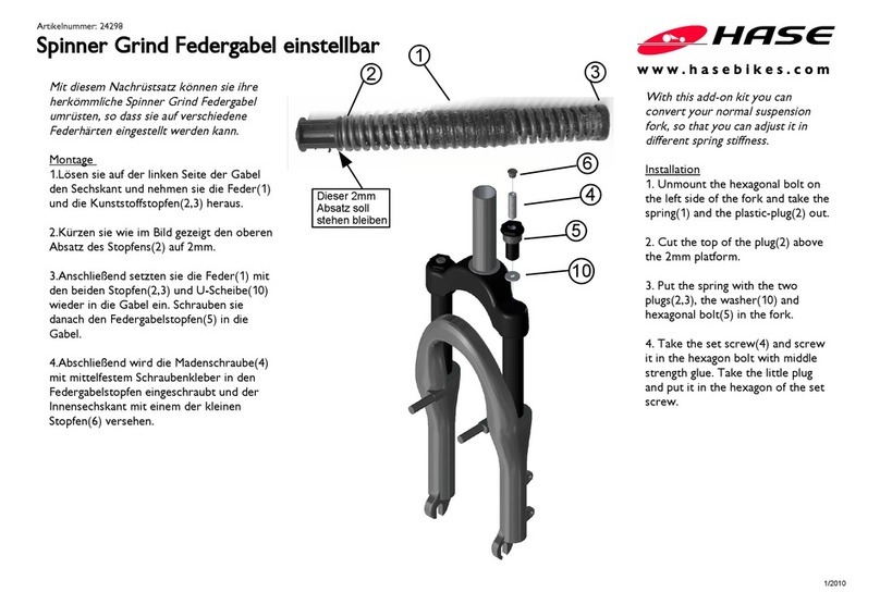 HASE Bikes 24298 quick guide
