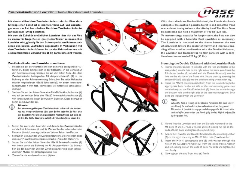 HASE Bikes 23298 quick guide
