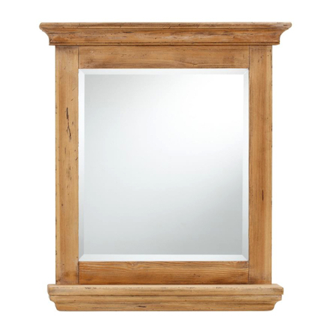 PotteryBarn Mason Mirror with Shelf Assembly instructions PotteryBarn Mason Mirror with Shelf Assembly instructions