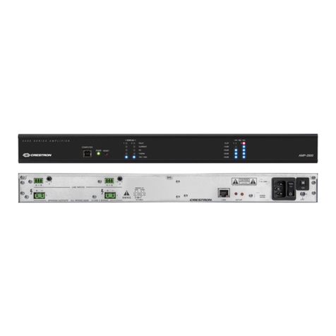Crestron AMP-2800 User manual