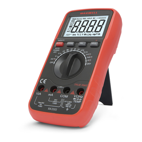 Maxwell 25303 user manual