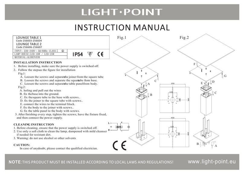 Light-Point 256603 instruction manual Light-Point 256603 instruction manual